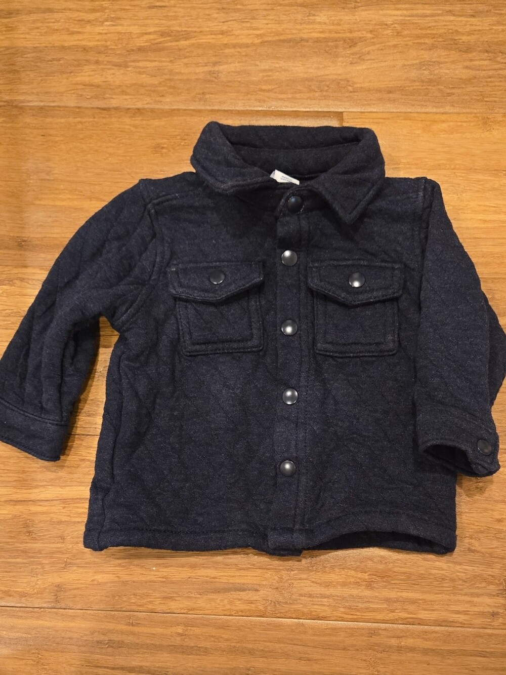 Old Navy Baby Long Sleeve Button Down Quilted Sweater